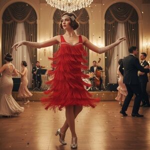 1920s Flapper Great Gatsby dress size M